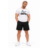 Bílo-černé pánské tričko TITANUS Brutal s výrazným motivem na hrudi. Sportovní model pro posilování, fitness i běžné nošení.
