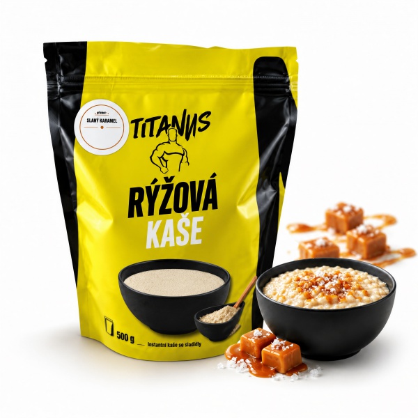 rýžová kaše slaný karamel