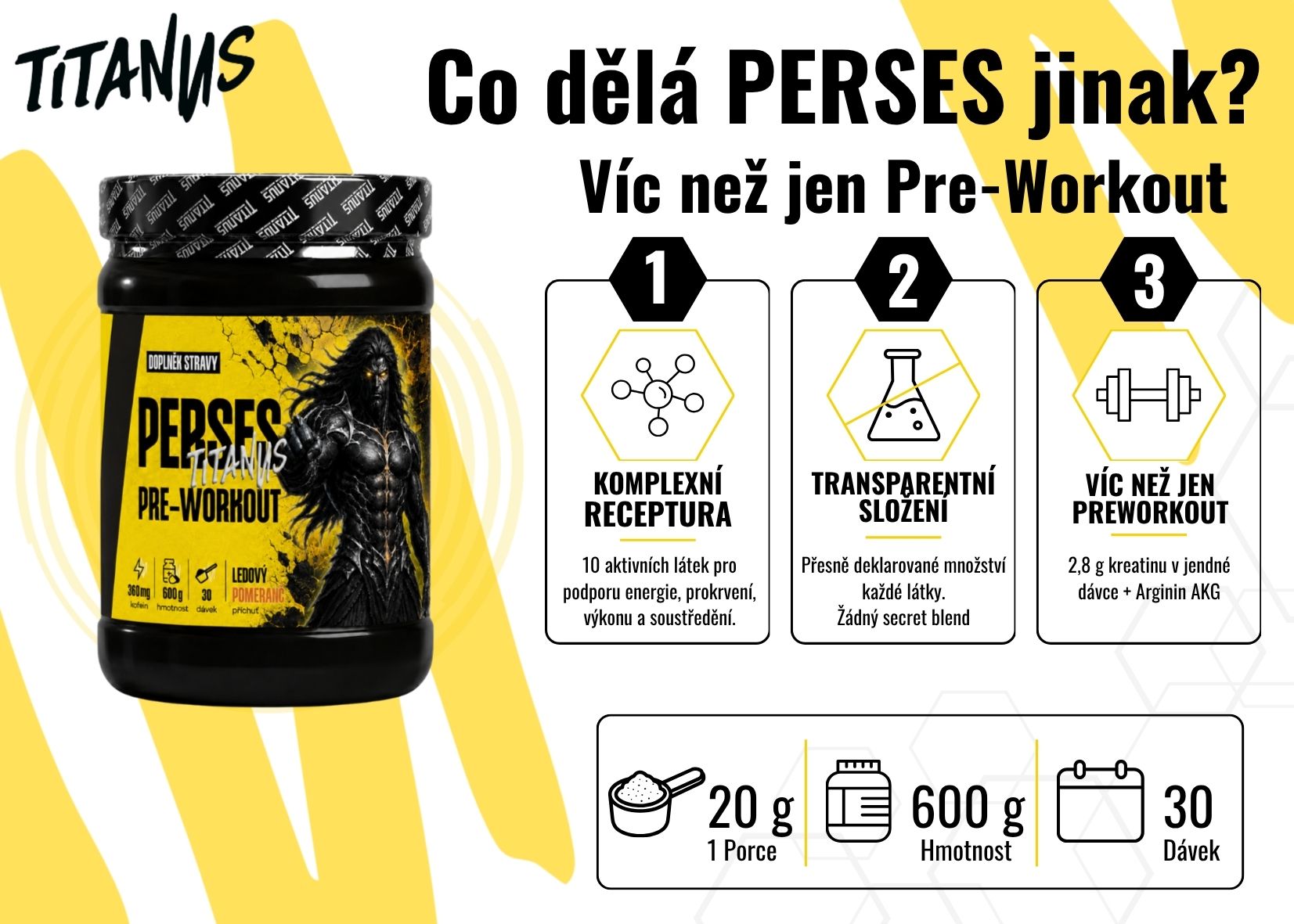 TITANUS PERSES – co dělá PERSES jinak
